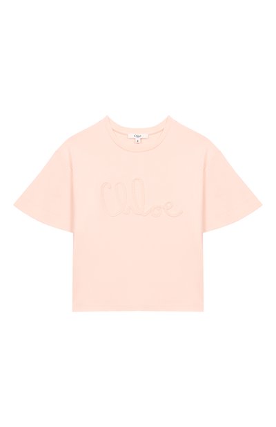 Хлопковая футболка CHLOÉ, арт. C20858