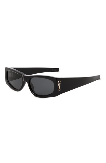 Женские солнцезащитные очки SAINT LAURENT черного цвета, арт. SL M140 001 | Фото 1 (Нос: Не проставлено; Тип очков: С/з; Региональные ограничения белый список (Axapta Mercury): Не проставлено)