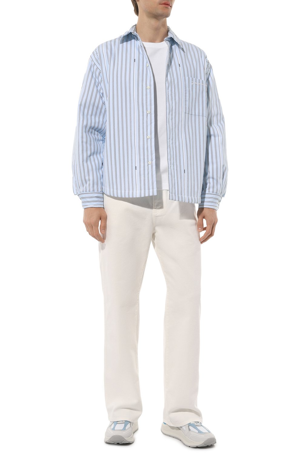 Хлопковая футболка BURBERRY, арт. 8053422, фото 2