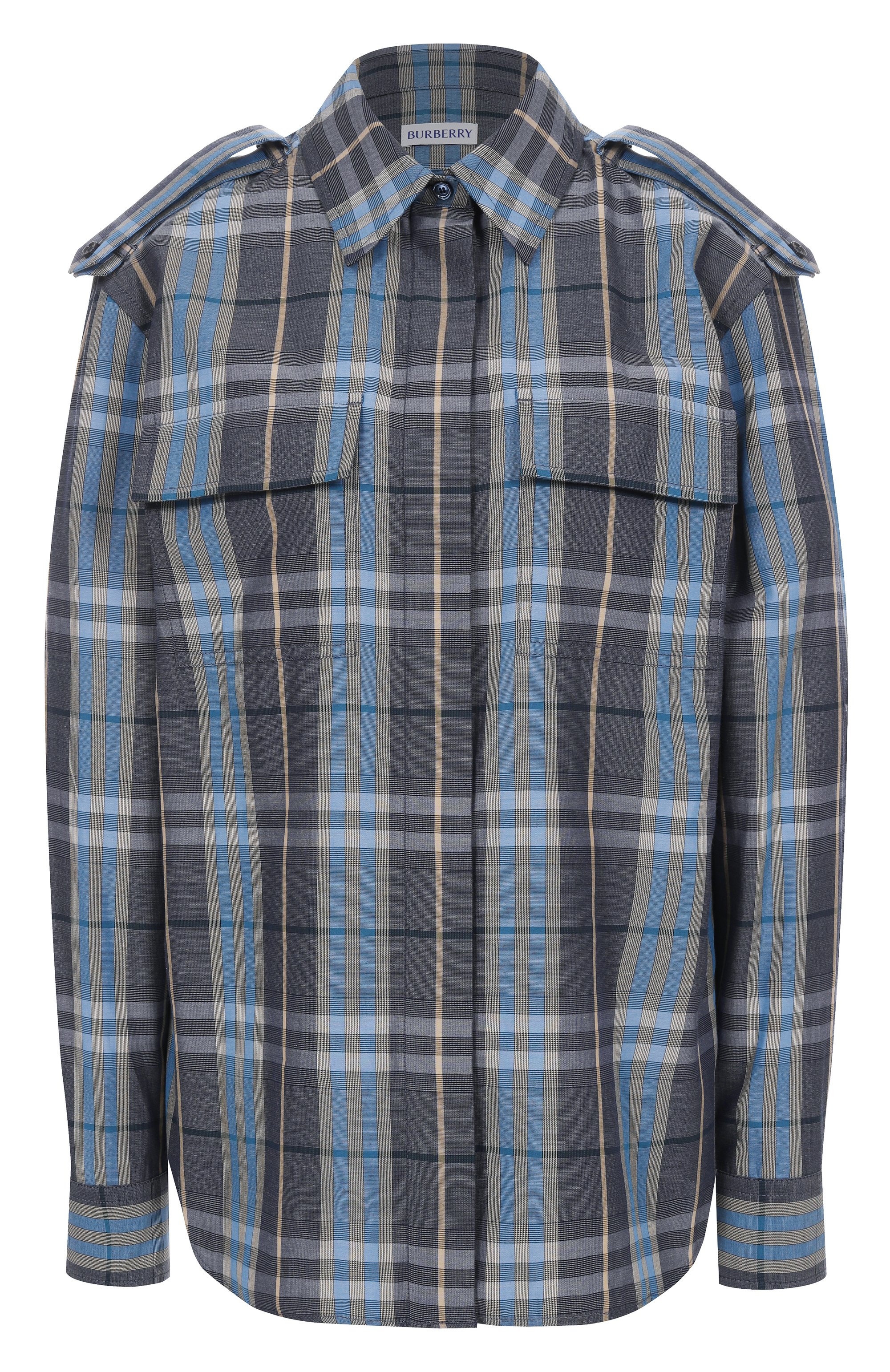 Хлопковая рубашка BURBERRY, арт. 8113002, фото 1