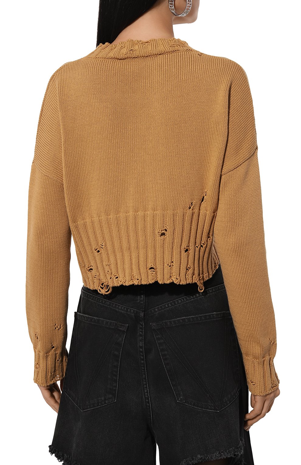 Хлопковый свитер MARNI, арт. GCMD0276A1/UFC652, фото 4