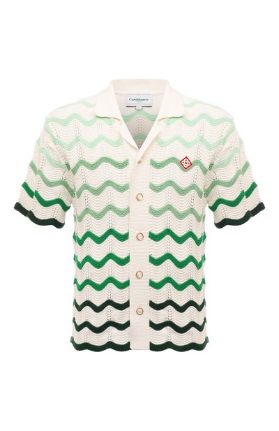 Хлопковая рубашка CASABLANCA, арт. MPS24-KW-584-01, фото 1