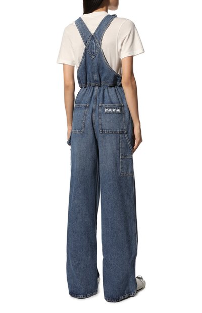 Джинсовый комбинезон MIU MIU, арт. GWP393-1YXQ-F0013, фото 4