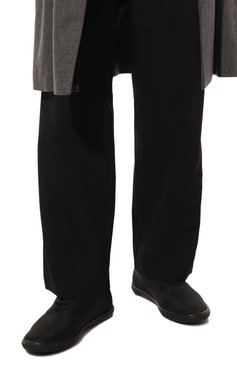 Мужские кеды PRADA черного цвета, арт. 2EG326-W08-F0002 | Фото 3 (Стили: Классический; Подошва: Плоская; Материал внешний: Текстиль; Материал утеплителя: Без утеплителя; Материал сплава: Проставлено; Драгоценные камни: Проставлено; Кросс-КТ: Низкие)