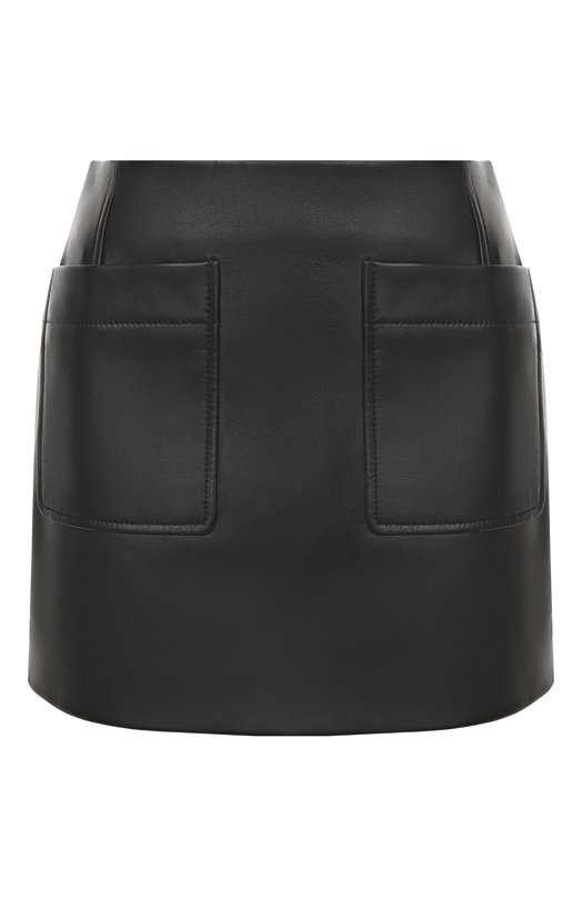 Кожаная юбка Bottega Veneta 844002/V5BX0 Чёрный 844002/V5BX0