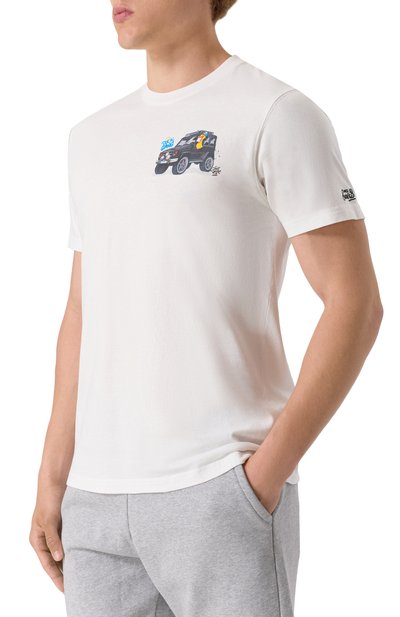 Хлопковая футболка MC2 SAINT BARTH, арт. STBM TSHIRT MAN/02975H, фото 3