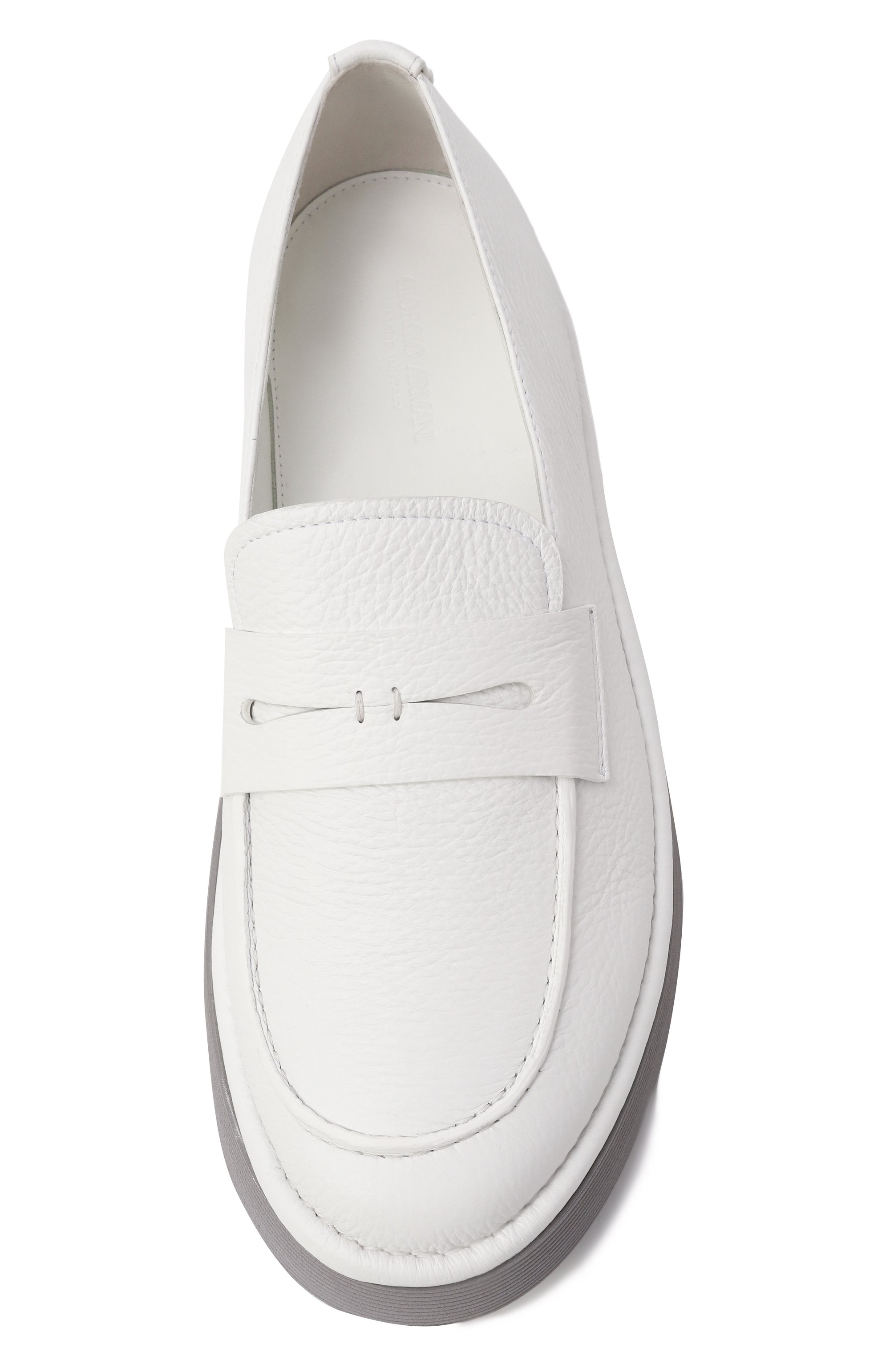 Кожаные пенни-лоферы GIORGIO ARMANI, арт. X2A409/XF224, фото 6