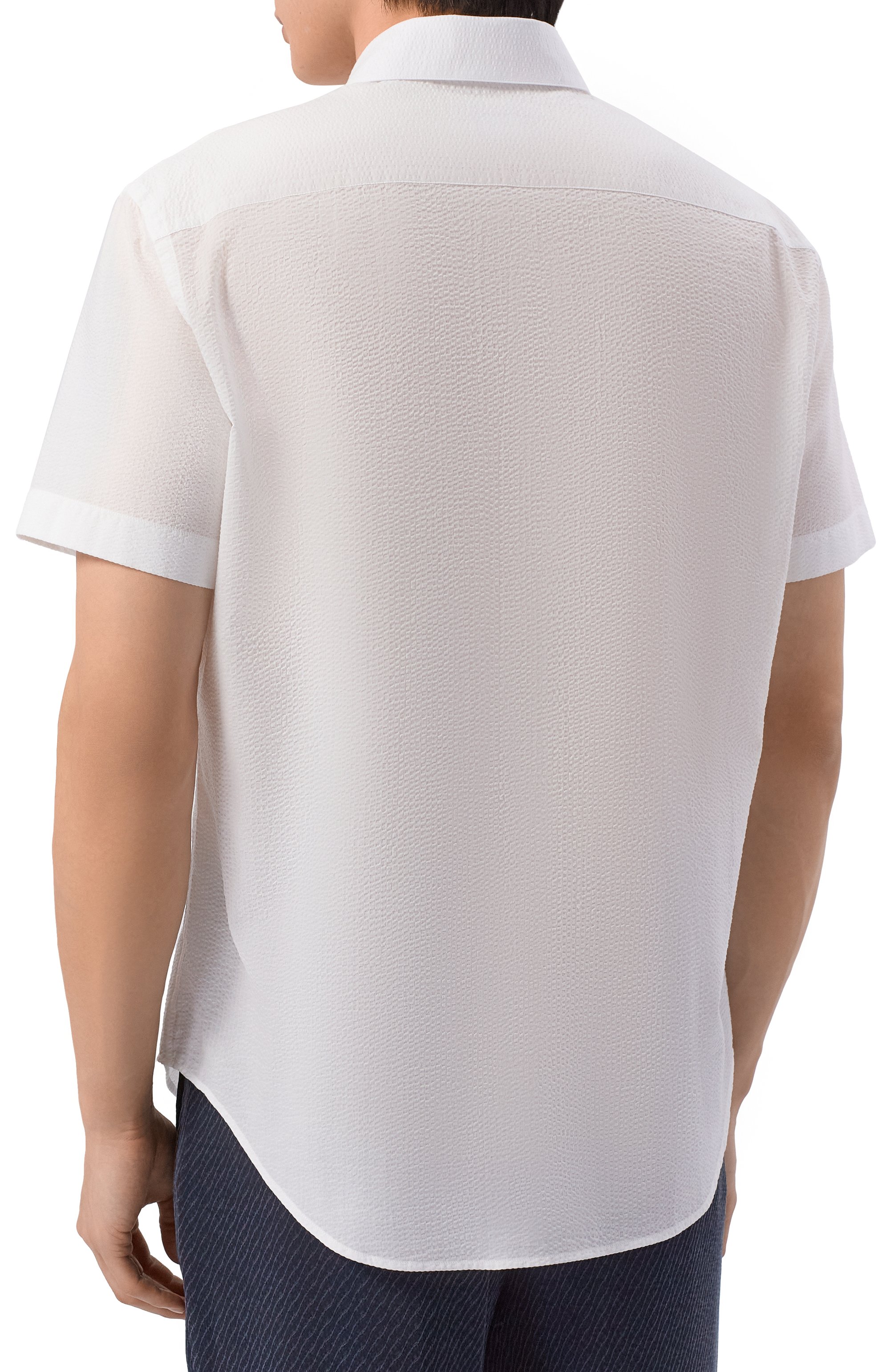 Хлопковая рубашка GIORGIO ARMANI, арт. GM000474/TE11186, фото 4