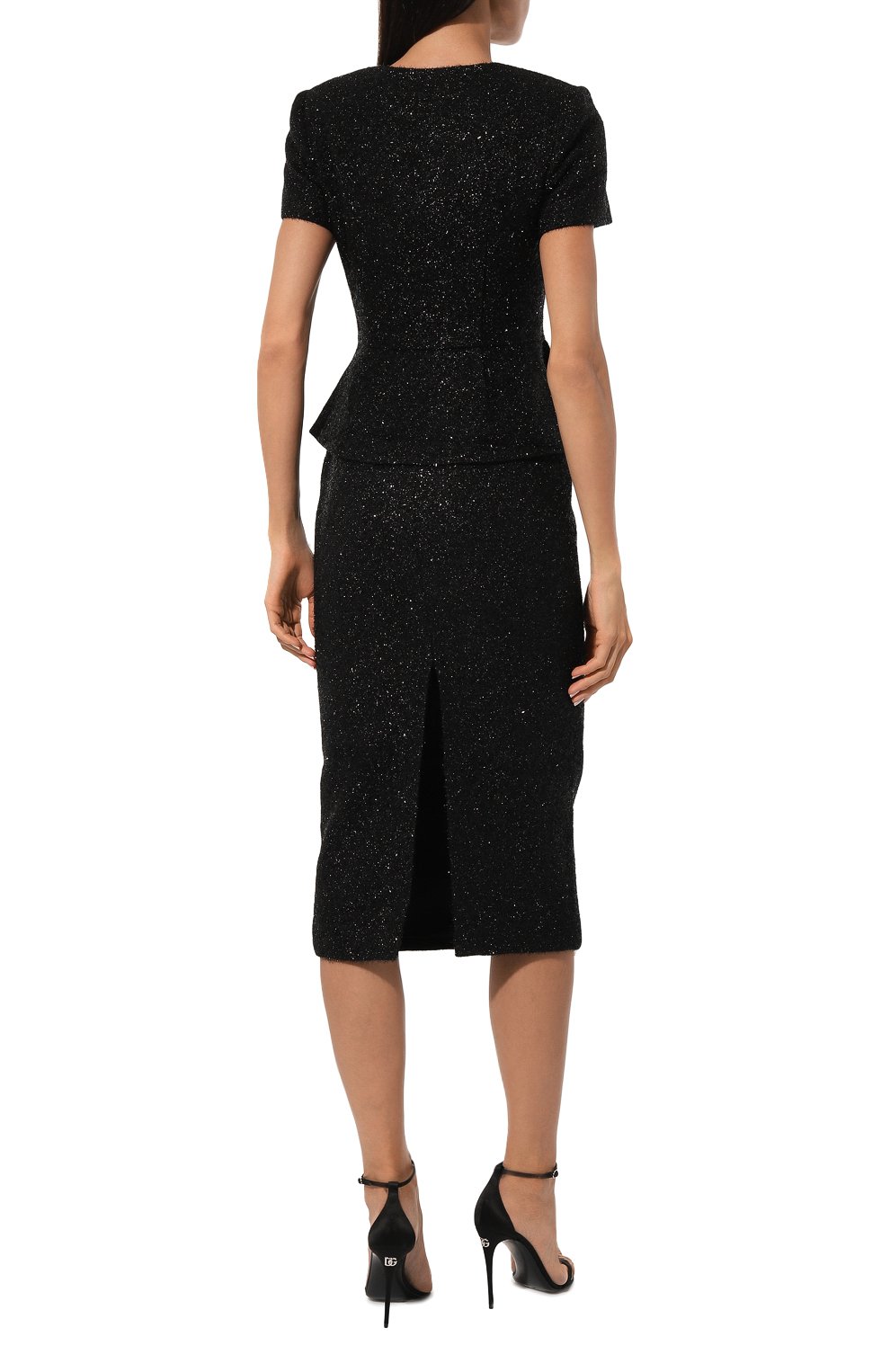 Твидовое платье SELF-PORTRAIT, арт. AW24-001MB-B, фото 4