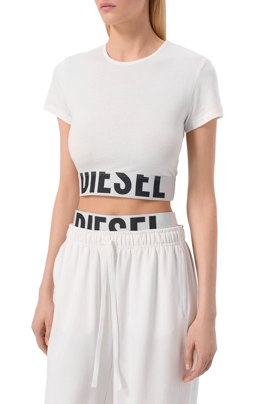 Хлопковый топ Diesel A14593/0HMAU Белый  A14593/0HMAU Фото 3