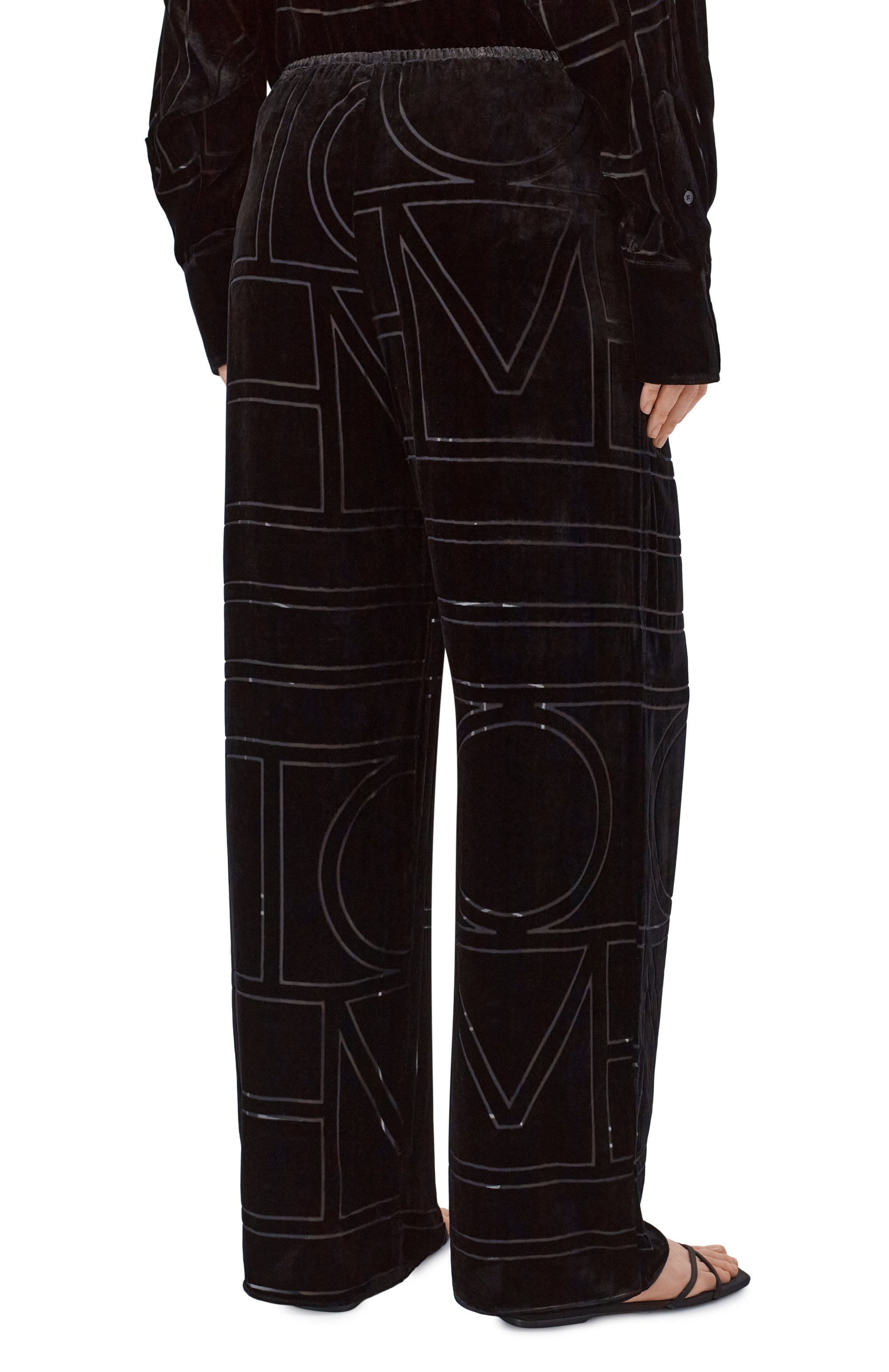 Бархатные брюки TOTEME, арт. 261-WRB1092-FB0548, фото 4