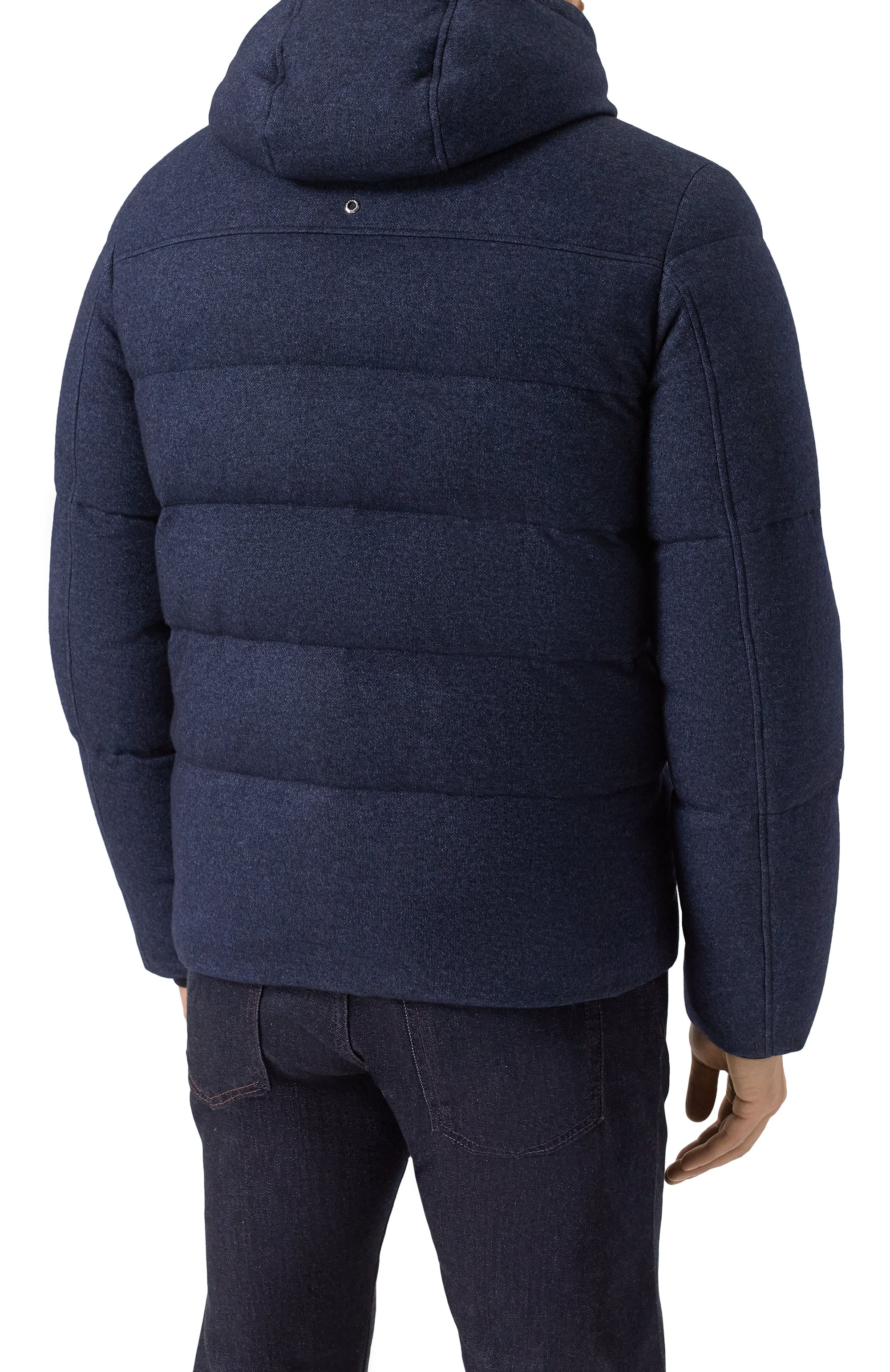 Пуховик из шелка и кашемира STEFANO RICCI, арт. MDJ5300100/4646, фото 4