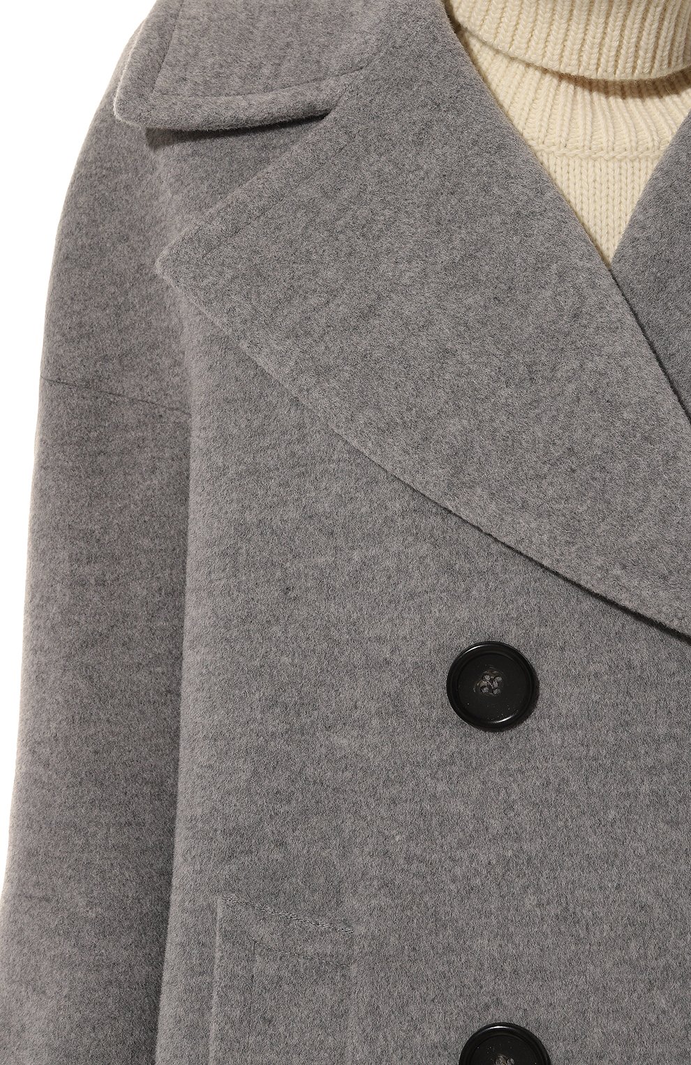 Полупальто из шерсти и кашемира CINZIA ROCCA, арт. UR28001/64D8, фото 5