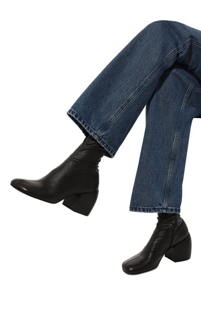 Кожаные ботильоны DRIES VAN NOTEN, арт. WS242-1298-H65/140, фото 3