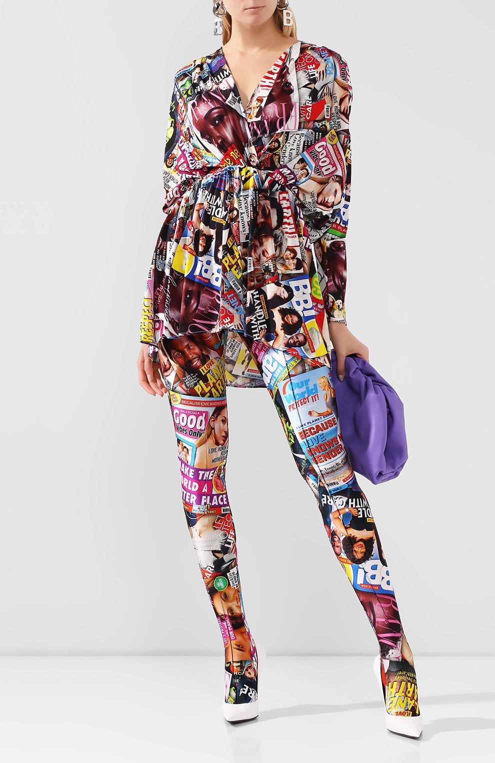 Платье из вискозы BALENCIAGA, арт. 601959/TILQ7, фото 2