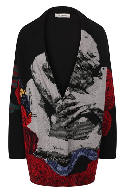 Кардиган из смеси шерсти и кашемира VALENTINO, арт. SB0KV1J94YR, фото 1