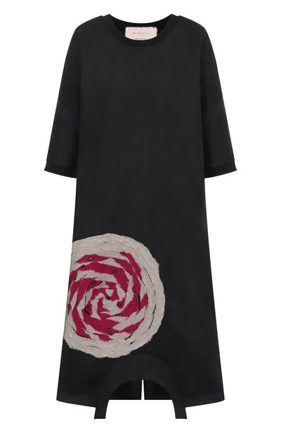 Женское платье из хлопка и льна MIDGARD PARIS, арт. DS35LN-OS-BK