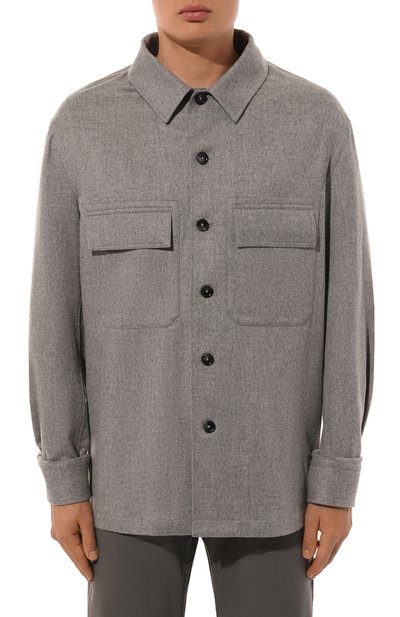 Кашемировая куртка-рубашка ZEGNA, арт. S0T6B/UEV46A8, фото 3