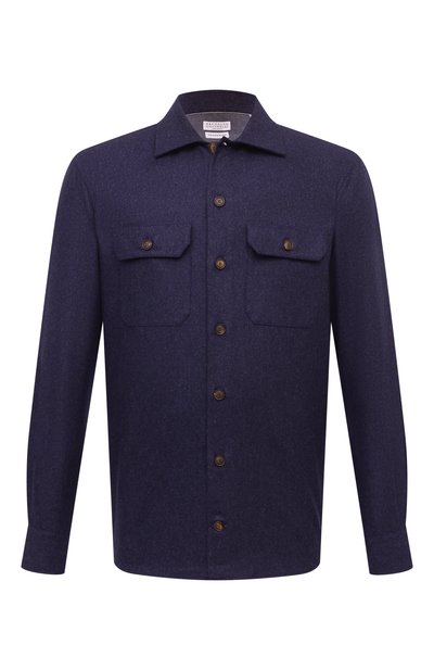 Мужская шерстяная рубашка BRUNELLO CUCINELLI, арт. M038P0720