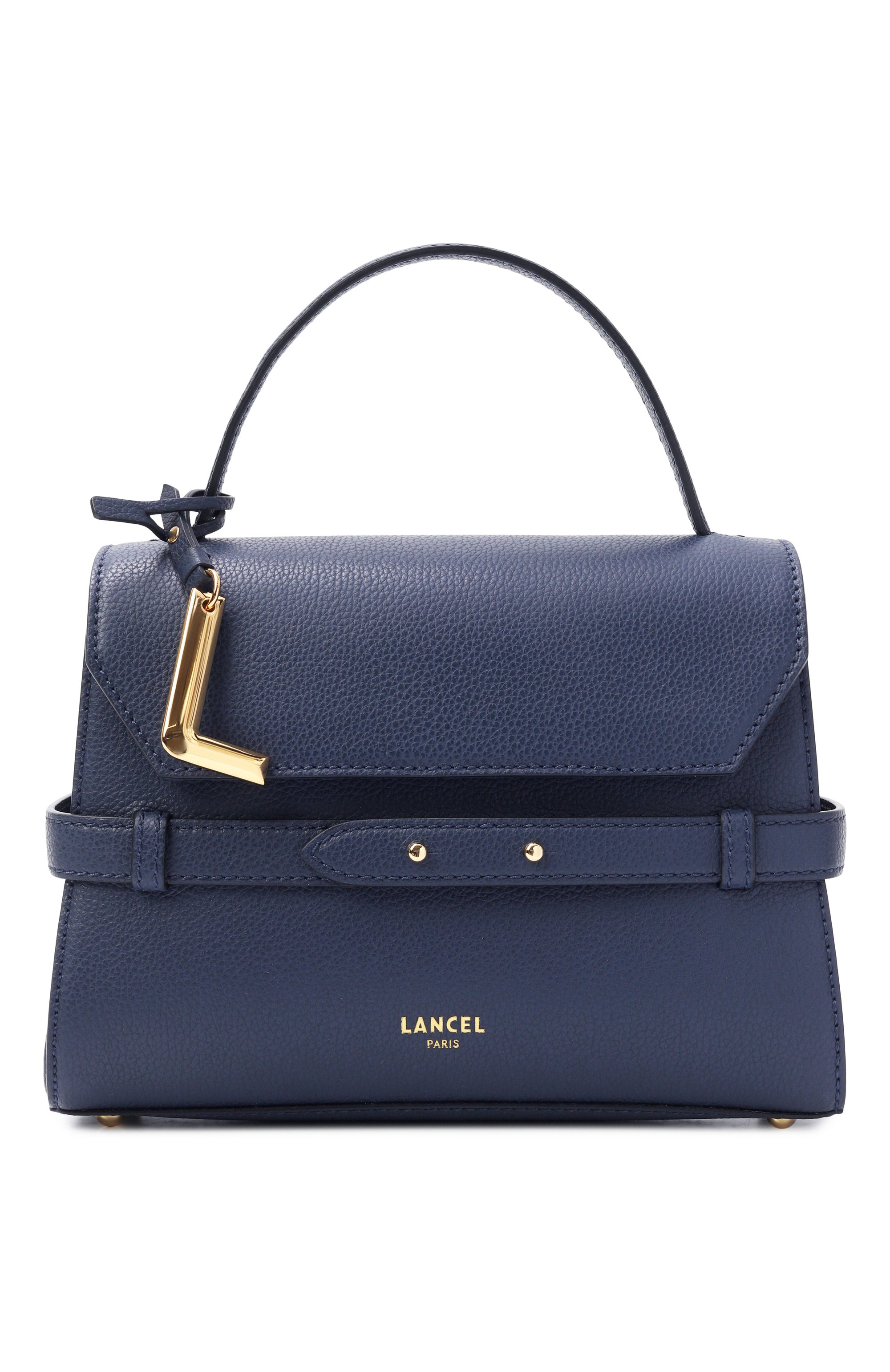 Сумка faubourg LANCEL темно-синего цвета по цене 64350 руб., арт. A13948, фото 1 Сумка faubourg LANCEL, арт. A13948, фото 1