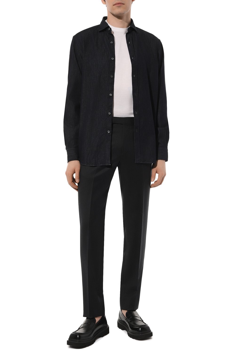 Хлопковая рубашка ZEGNA, арт. UCX12A6/SRF6, фото 2