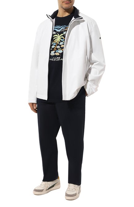 Мужская хлопковая футболка PAUL&SHARK, арт. 24411110/3XL-6XL