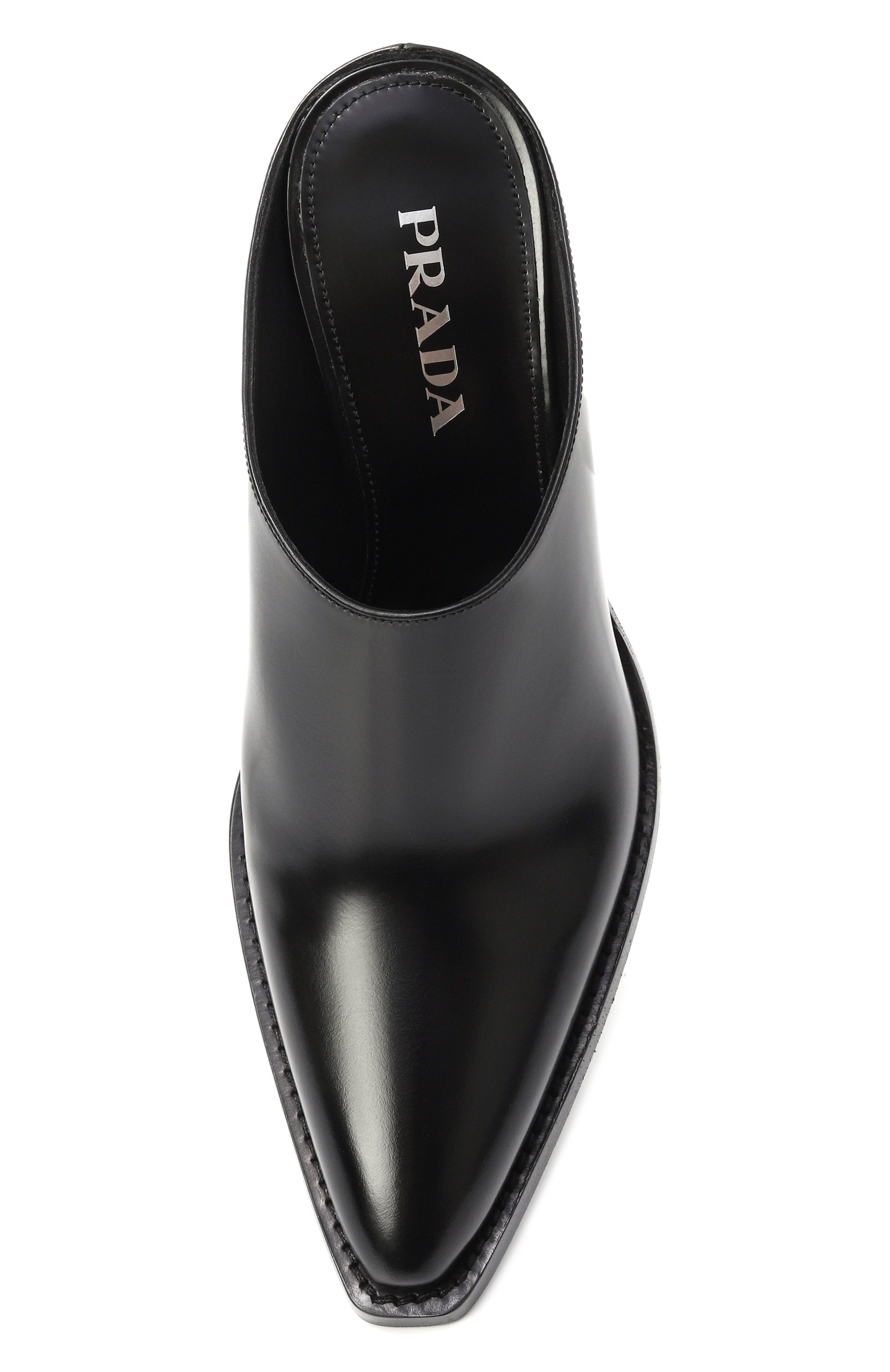 Кожаные мюли PRADA, арт. 1S141NF055055 F0002, фото 6