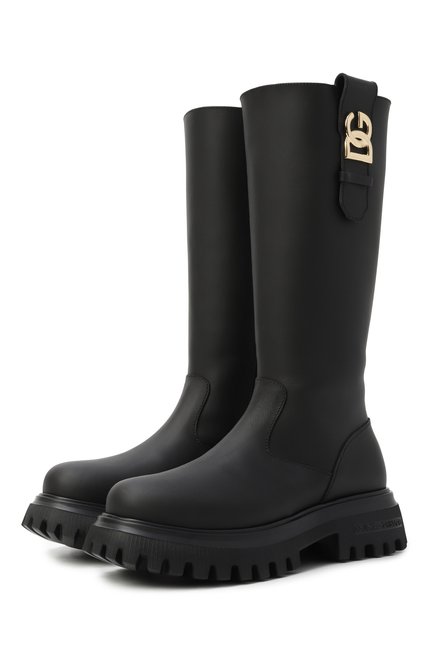Кожаные сапоги DOLCE & GABBANA, арт. D11344/A6L69/27-36