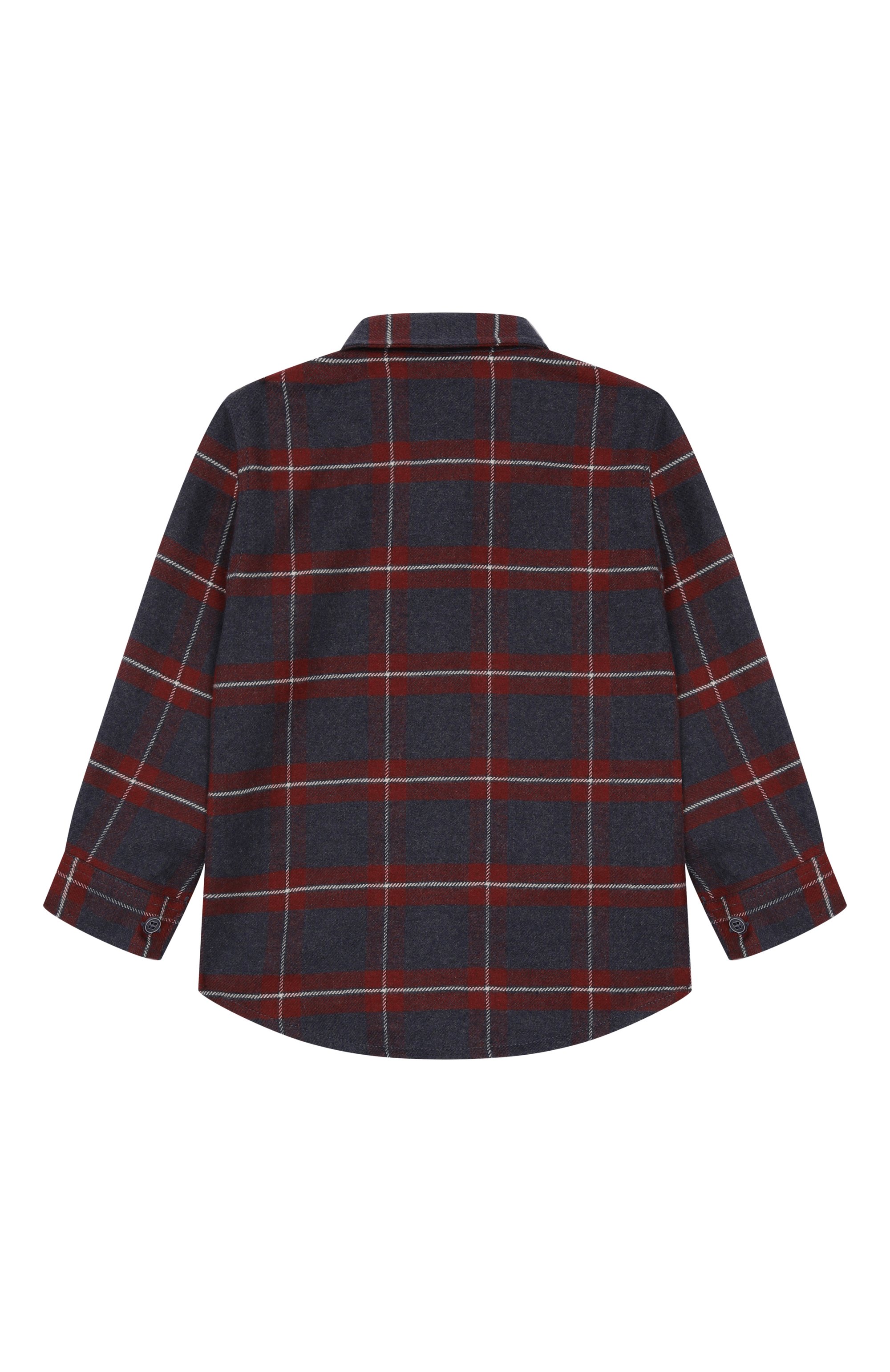 Хлопковая рубашка IL GUFO, арт. A25GCL0005C3165/12M-18M, фото 2