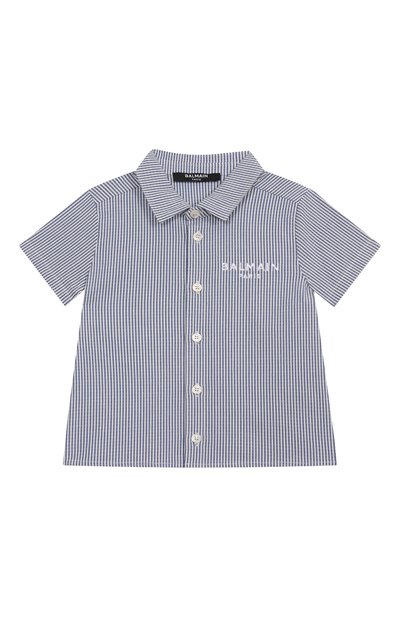 Хлопковая рубашка BALMAIN, арт. BW5511