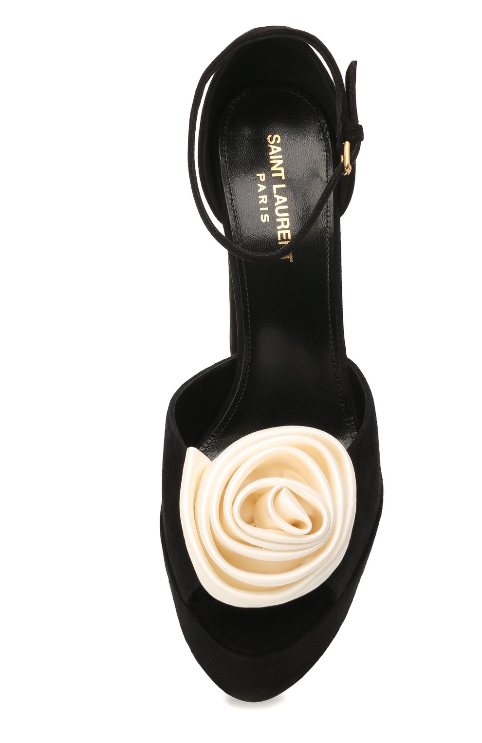 Замшевые босоножки jodie SAINT LAURENT, арт. 650344/CADB0, фото 5