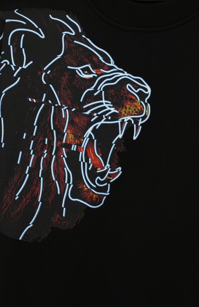 Хлопковый свитшот MARCELO BURLON KIDS OF MILAN, арт. 20E/B/MB/2001/0020/8-14Y, фото 3