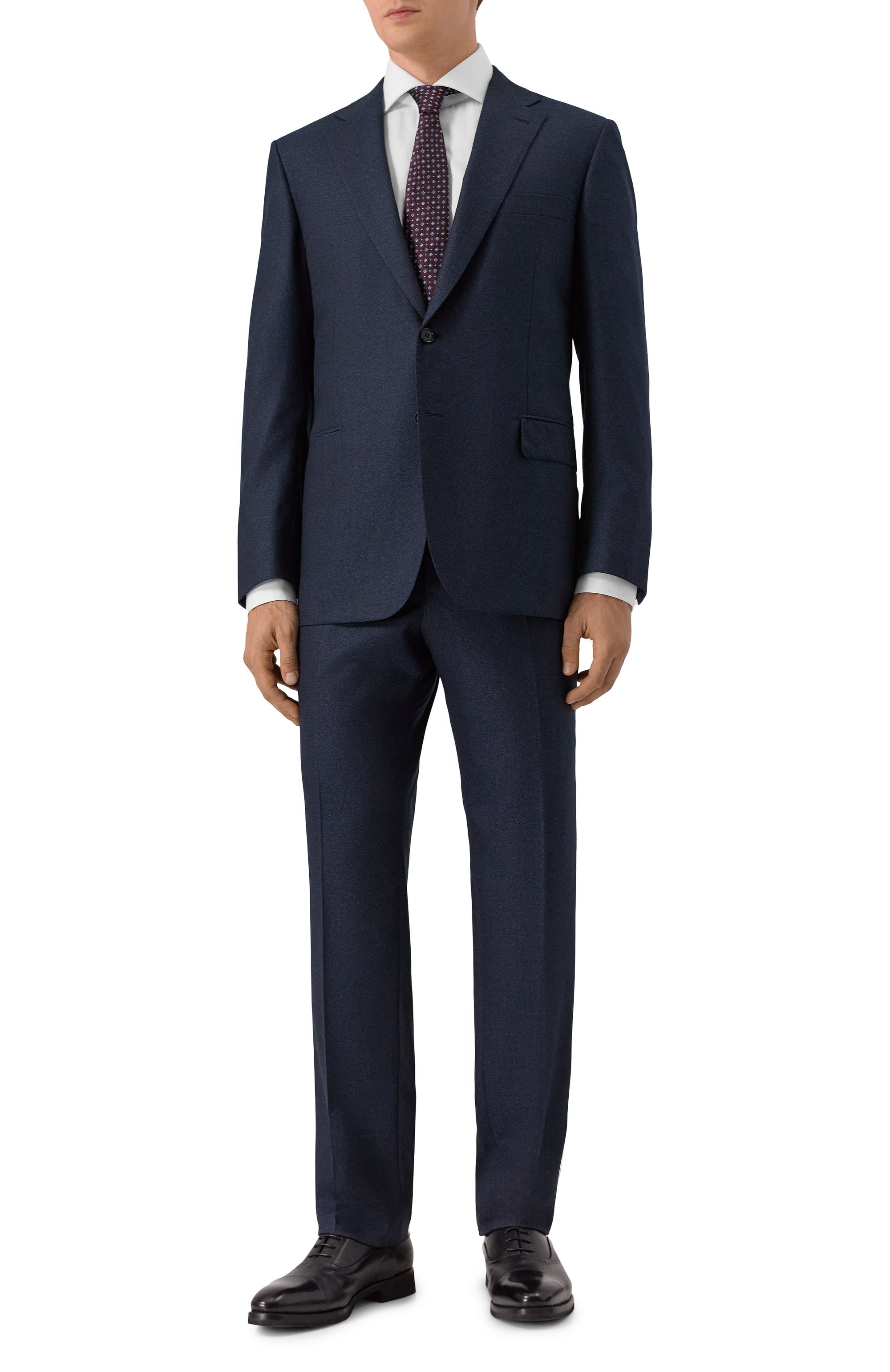 Шерстяной костюм BRIONI темно-синего цвета по цене 674000 руб., арт. RA001P/0DA83, фото 1 Шерстяной костюм BRIONI, арт. RA001P/0DA83, фото 1