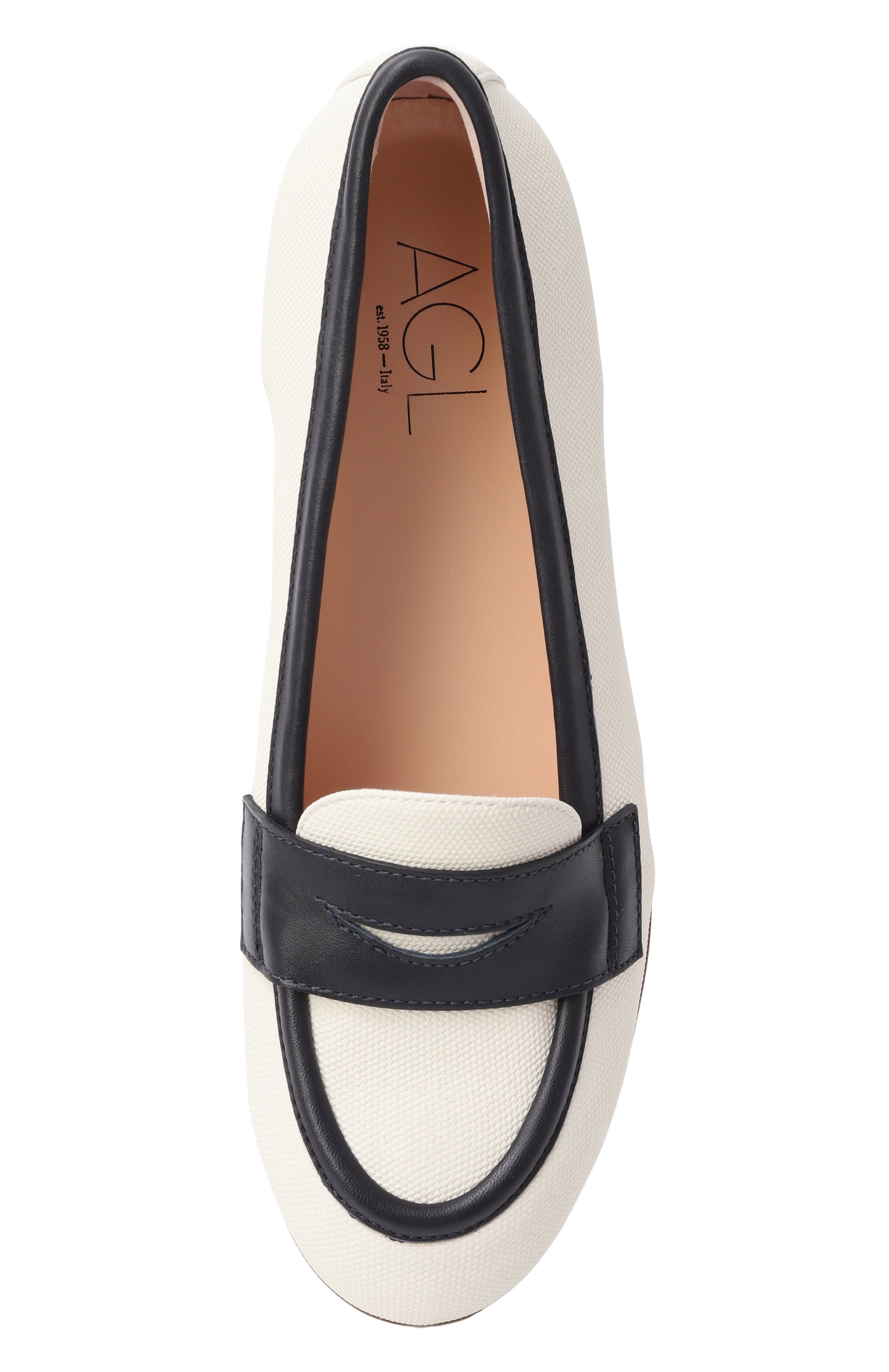 Текстильные пенни-лоферы new college AGL, арт. D778005PC/K7769, фото 6