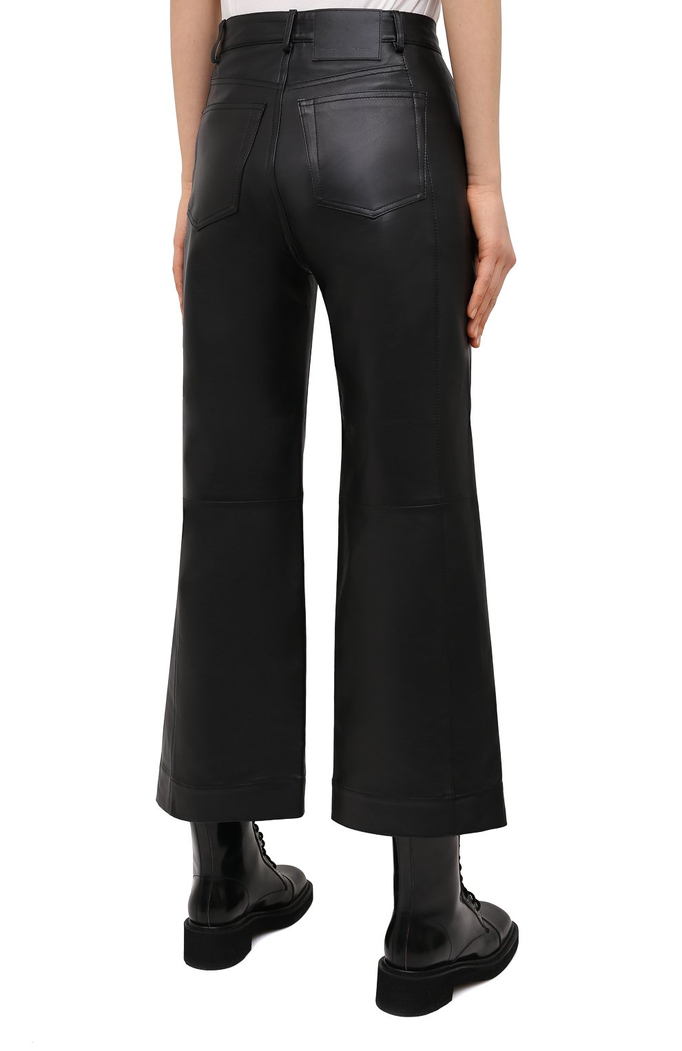 Кожаные брюки PROENZA SCHOULER WHITE LABEL, арт. WL2116070-LR184, фото 4