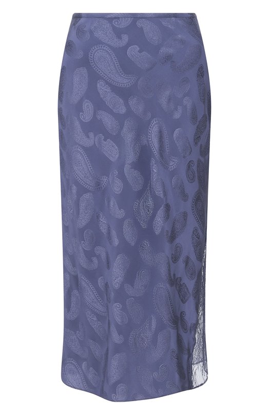 Шелковая юбка Zadig and Voltaire WWSK01643 Синий WWSK01643