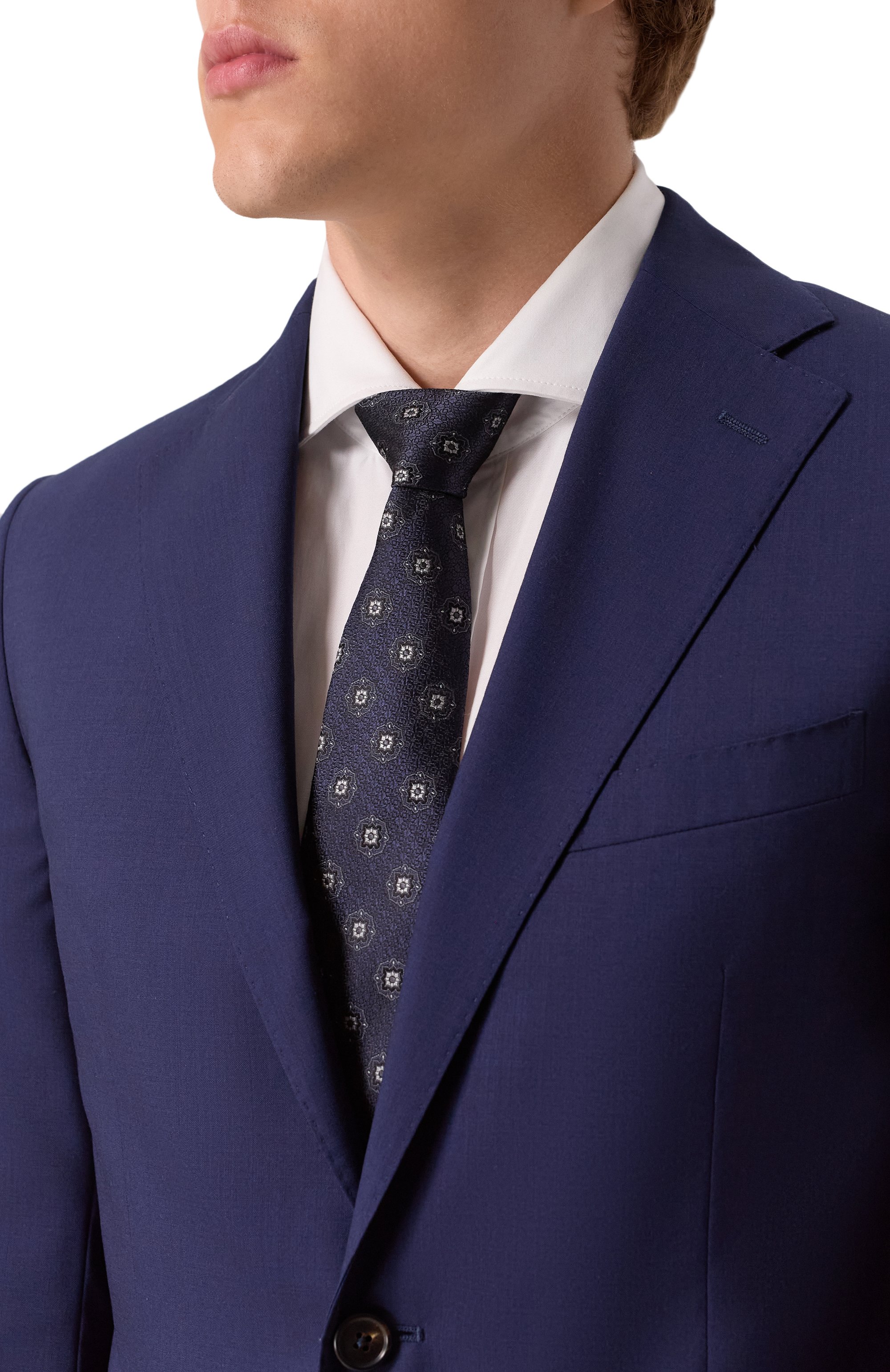 Шелковый галстук CANALI, арт. 18/HJ04342, фото 2