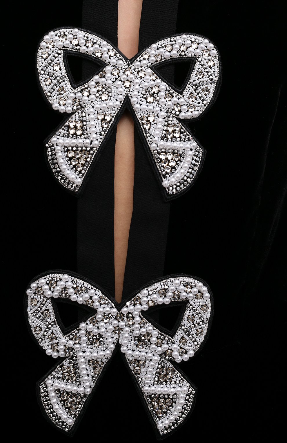 Бархатный комбинезон SALONI черного цвета по цене 106500 руб., арт. 7081-785/732-R/1270712, фото 5 Бархатный комбинезон SALONI, арт. 7081-785/732-R/1270712, фото 5