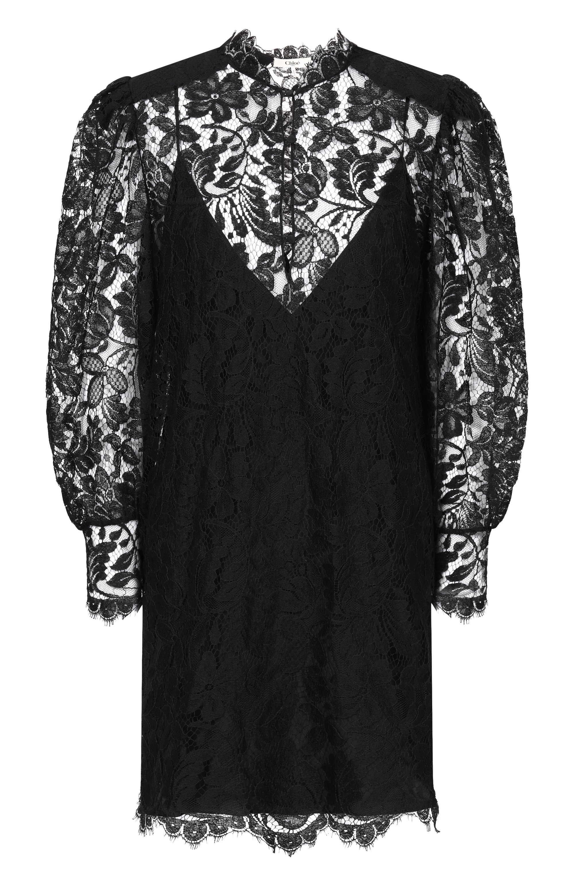 Хлопковое платье CHLOÉ, арт. CH26SR067413, фото 1