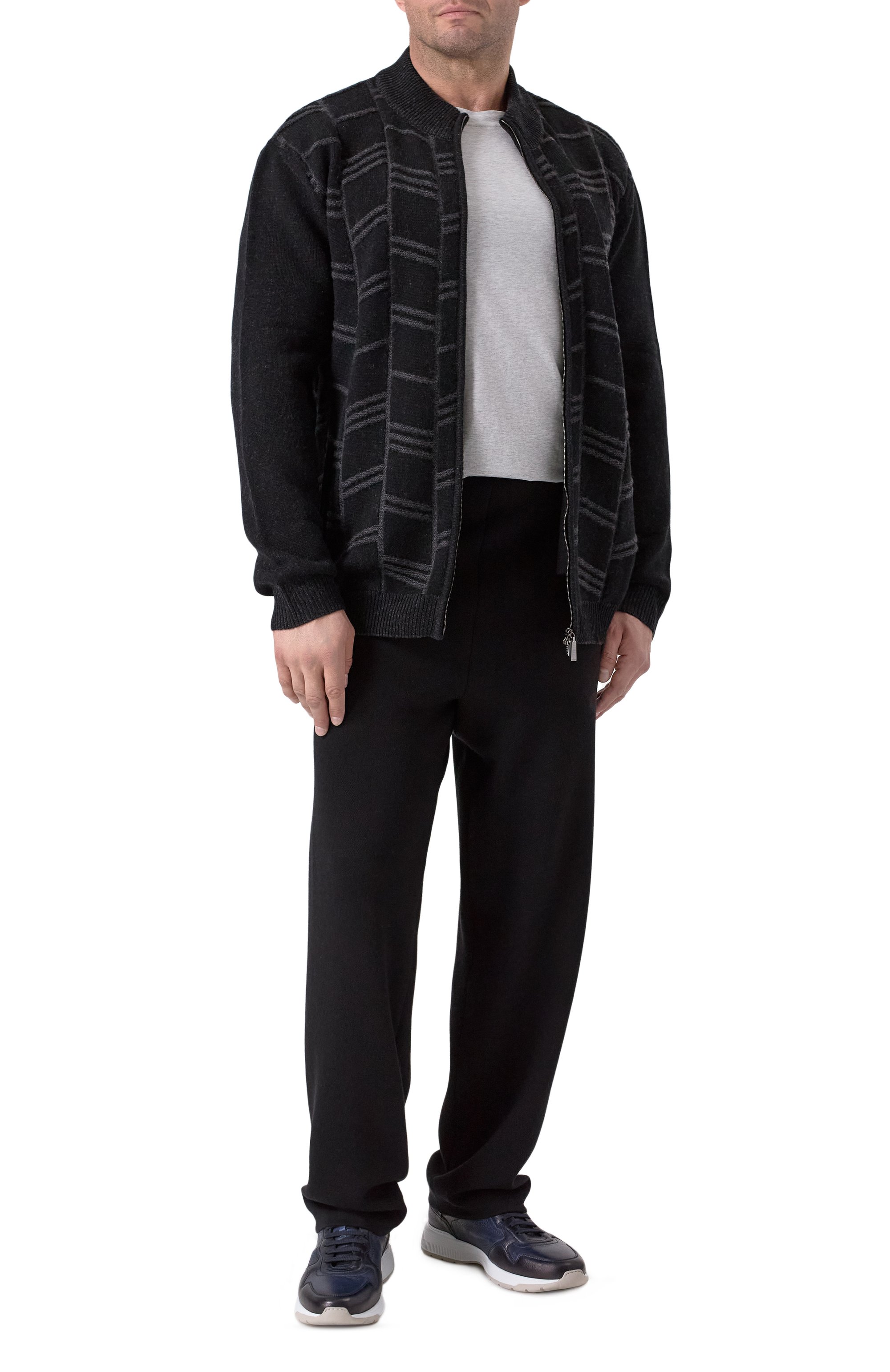 Брюки из шерсти и шелка ZILLI, арт. JSP011M0230VFST00/64, фото 2