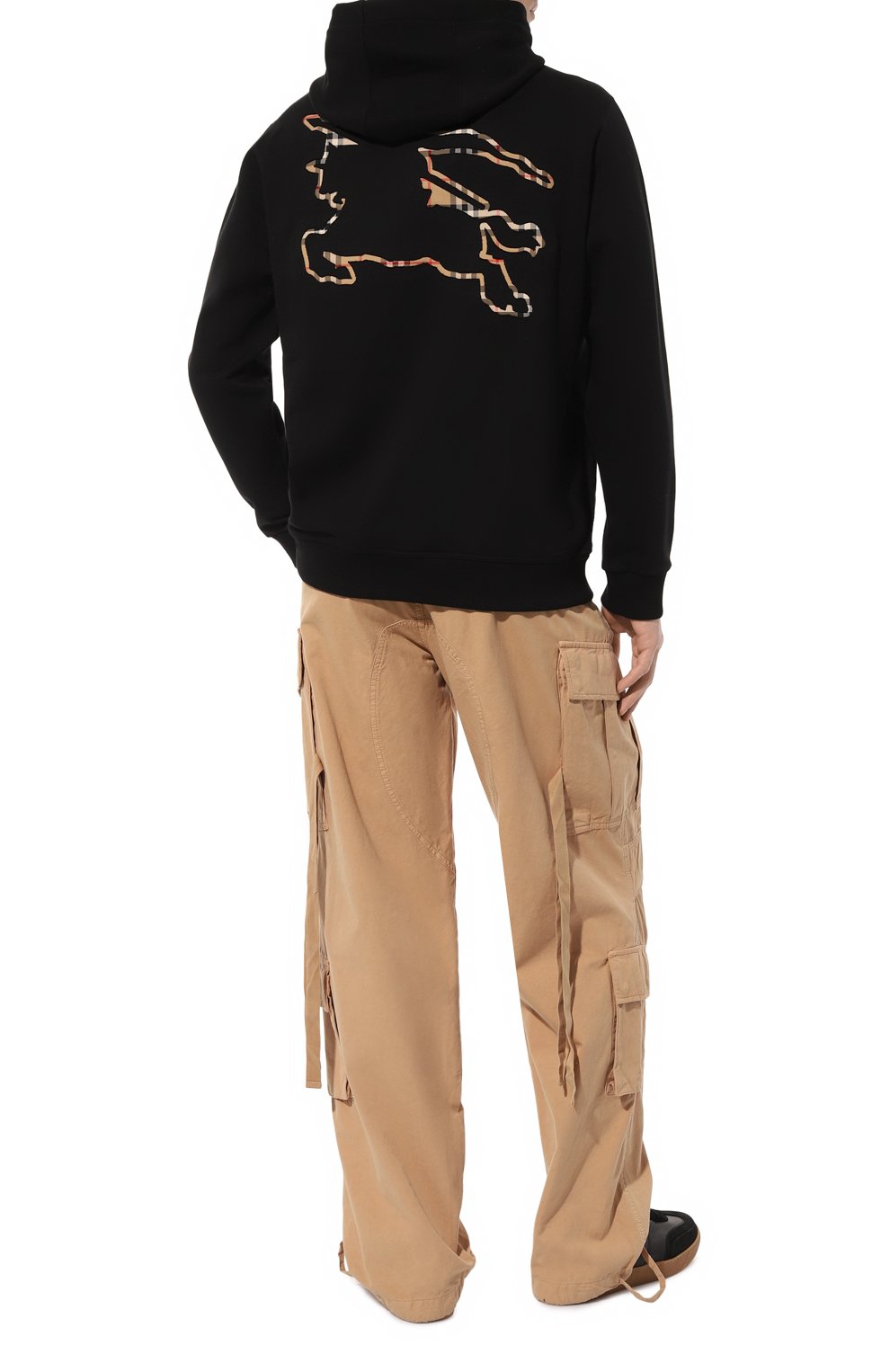 Хлопковое худи BURBERRY, арт. 8072713, фото 2