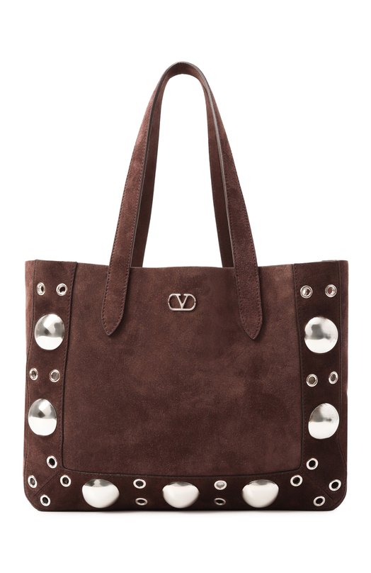 Сумка-тоут Nellcôte Valentino 7W2B0R88/JET Коричневый 7W2B0R88/JET