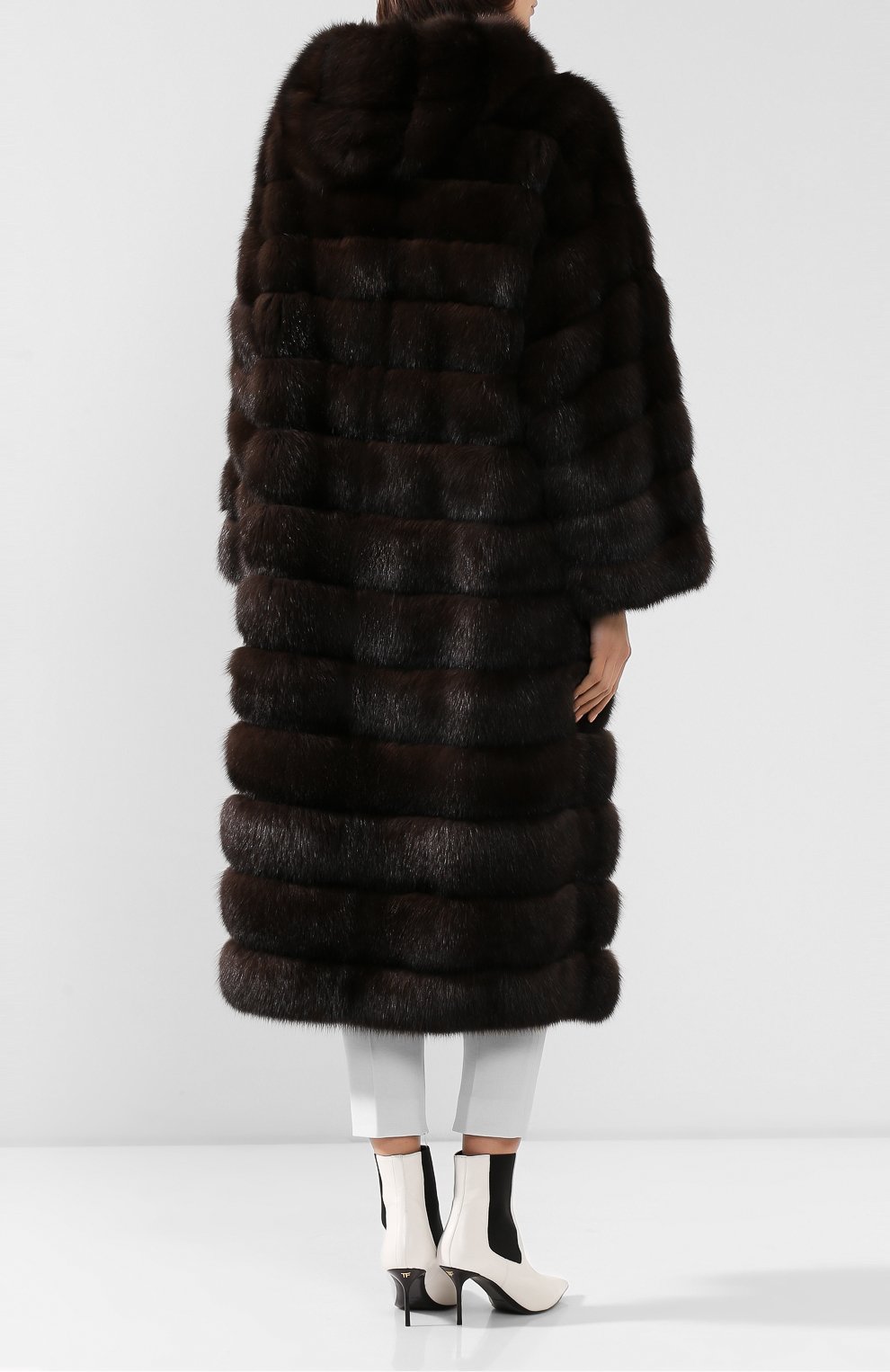 Шуба из меха соболя KITON, арт. D48692X04R72/03, фото 4