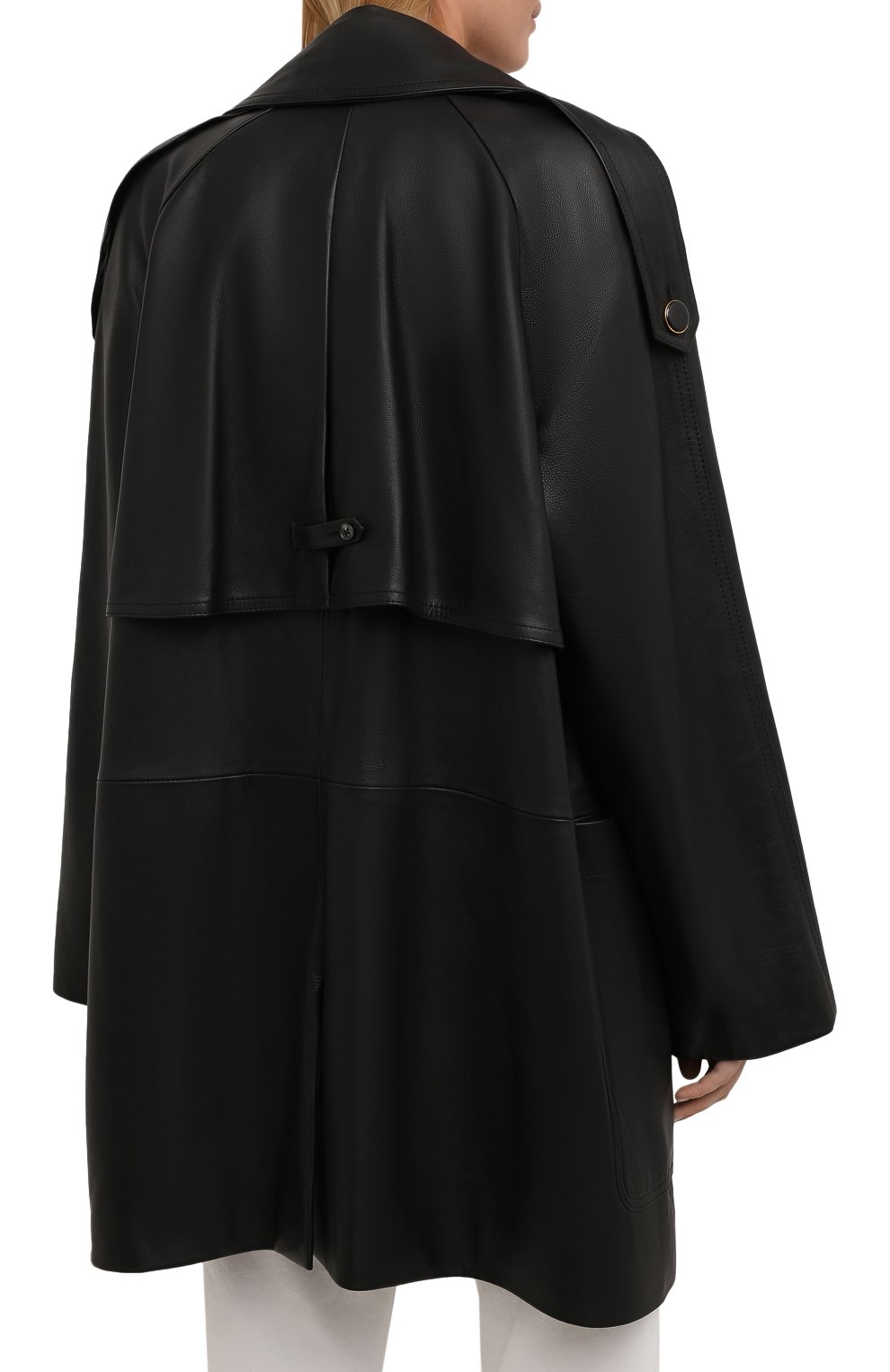 Кожаное пальто KHAITE, арт. 6045708/EDEN, фото 4
