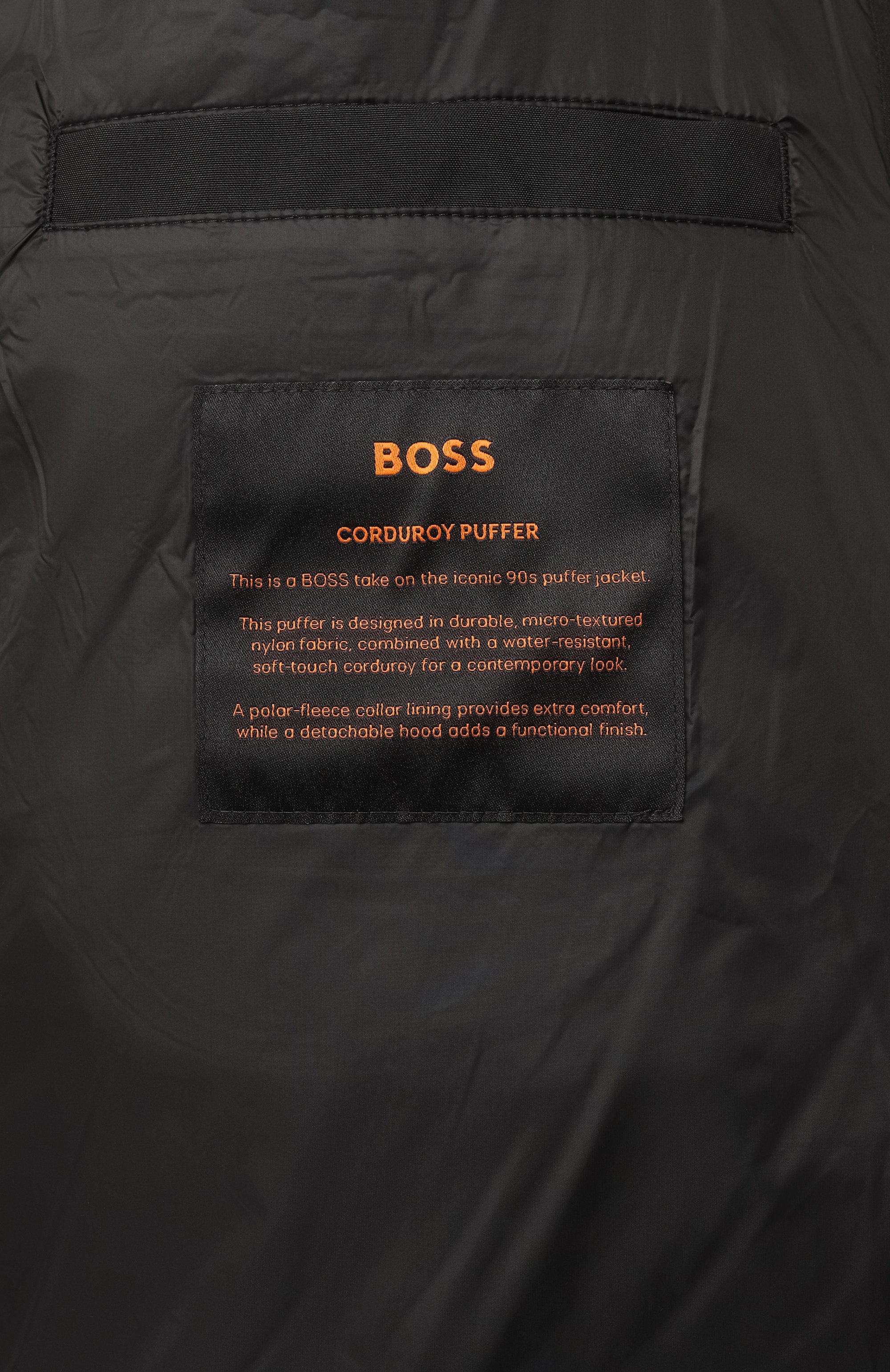 Вельветовый пуховик BOSS ORANGE, арт. 50523029, фото 6