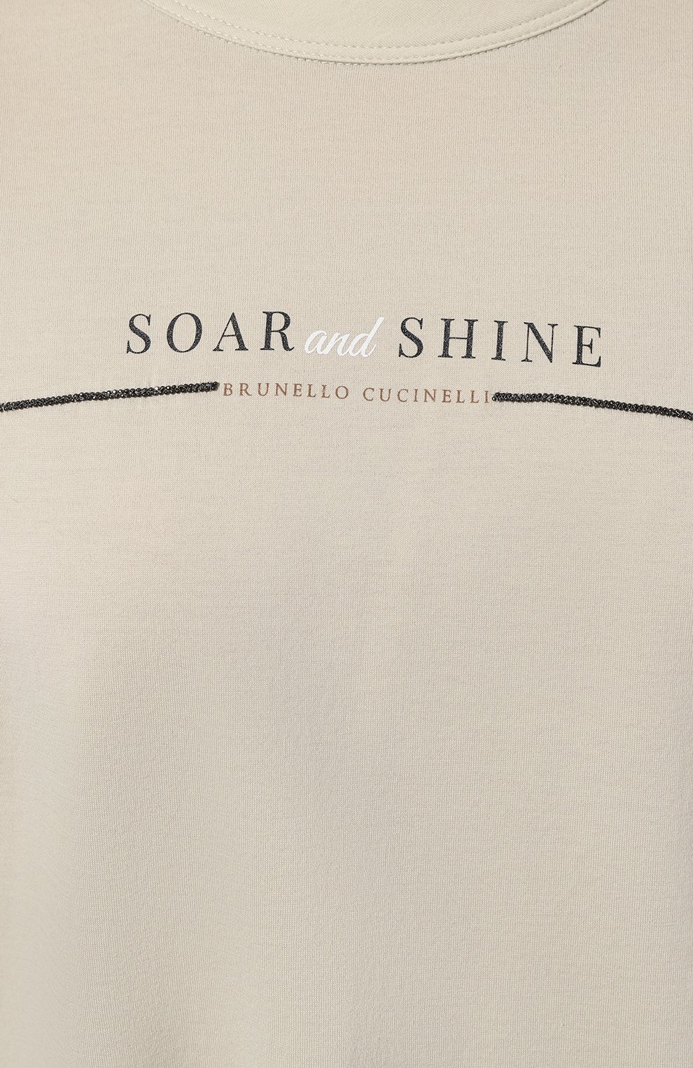 Хлопковая футболка BRUNELLO CUCINELLI, арт. MPA45BF620, фото 5
