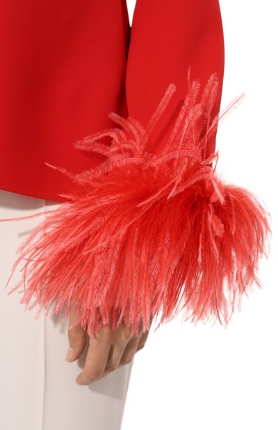 Блузка с отделкой перьями P.A.R.O.S.H., арт. D313048P, фото 5