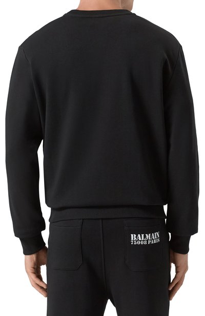 Хлопковый свитшот BALMAIN, арт. FH1JS001/BD04, фото 4