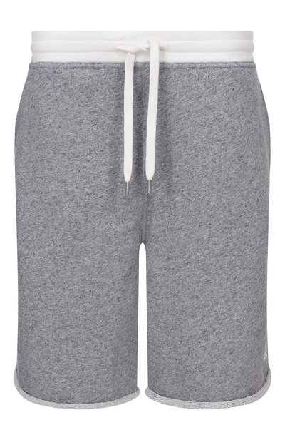 Мужские шорты из хлопка и льна BRUNELLO CUCINELLI, арт. MR8313375G