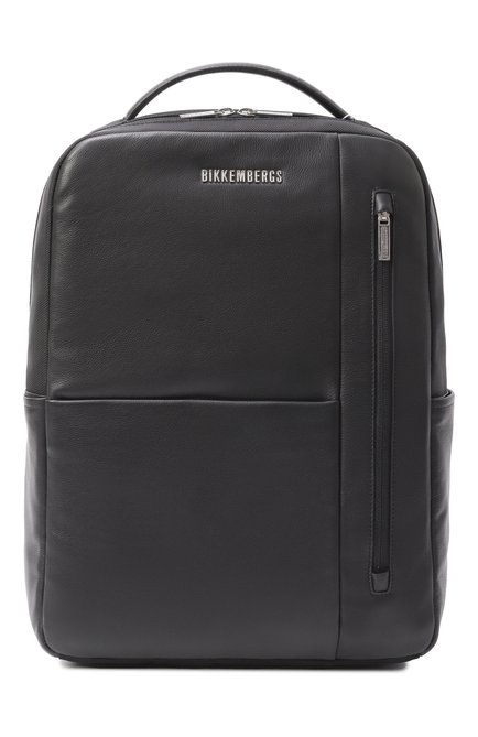 Мужской рюкзак blake DIRK BIKKEMBERGS черного цвета, арт. BKZA01072M | Фото 1 (Материал: Натуральная кожа; Материал сплава: Проставлено; Ремень/цепочка: На ремешке; Драгоценные камни: Проставлено; Размер: large)